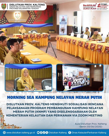 Gambar Morning Sea Kampung Nelayan Merah Putih