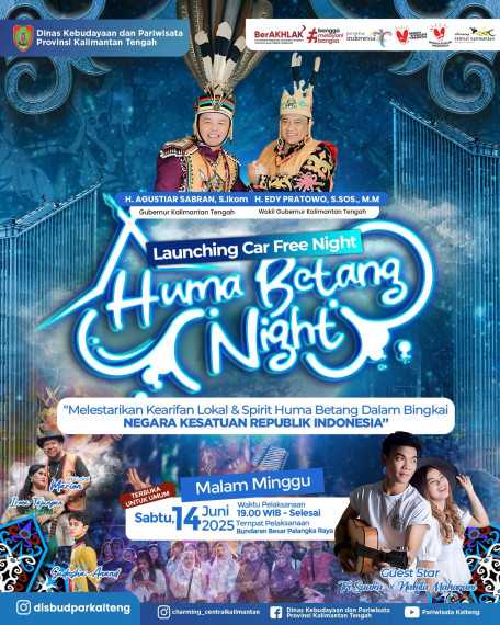 Gambar Hadirilah Launching Car Free Night  :  Huma Betang Night