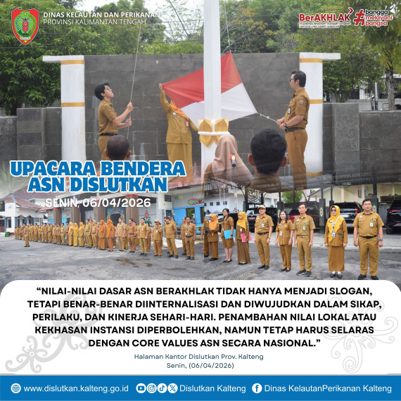Gambar Upacara Bendera ASN Dislutkan Prov. Kalteng