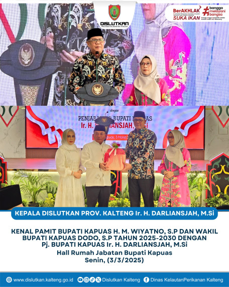 Gambar Kenal Pamit Bupati Kapuas H. M. Wiyatno, S.P dan Wakil Bupati Kapuas Dodo, S.P Tahun 2025-2030 dengan Pj. Bupati Kapuas Ir. H. Darliansjah, M.Si