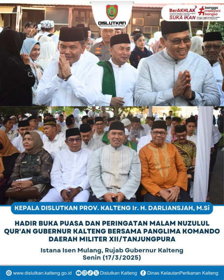Gambar Kepala Dislutkan Prov. Kalteng Ir. H. Darliansjah, M.Si Hadir Buka Puasa dan Peringatan Malam Nuzulul Qur'an