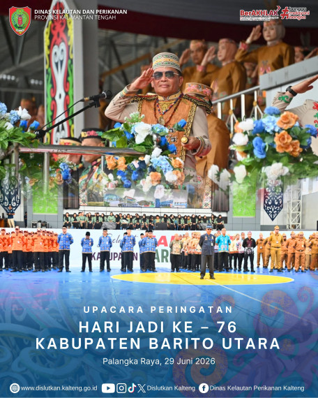 Gambar Upacara Peringatan Hari Jadi Ke-76 Kabupaten Barito Utara