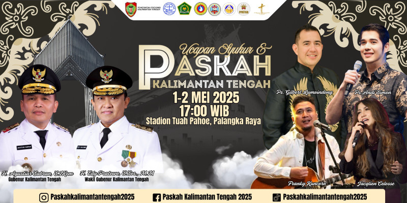 Gambar Hadirilah Ucapan Syukur & PASKAH Prov. Kalteng 2025