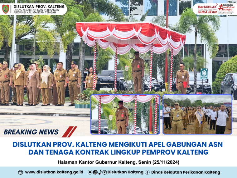 Gambar Dislutkan Prov. Kalteng mengikuti Apel Gabungan ASN dan Tenaga Kontrak Lingkup Pemprov Kalteng