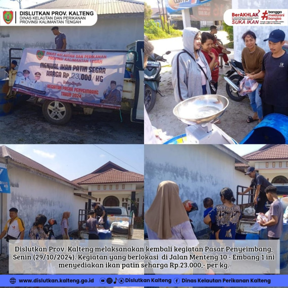 Gambar Pasar Penyeimbang, Senin (28/10/2024)