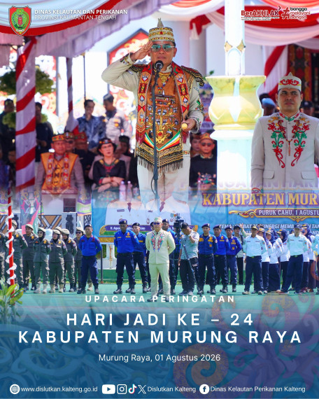 Gambar Upacara Peringatan Hari Jadi Ke-24 Kabupaten Murung Raya