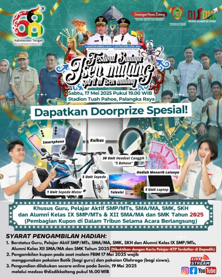 Gambar Acara Pembukaan Festival Budaya Isen Mulang (FBIM) Tahun 2025