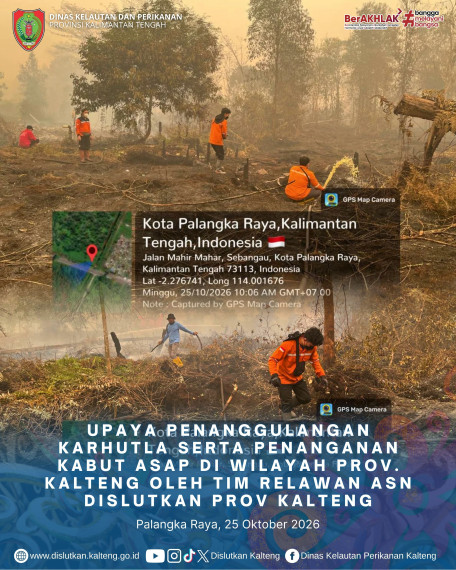 Gambar ASN DISLUTKAN KALTENG PEDULI KARHUTLA 25 Oktober 2026
