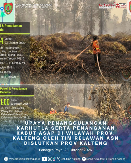 Gambar ASN DISLUTKAN KALTENG PEDULI KARHUTLA 23 Oktober 2026