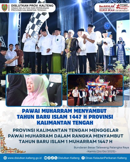 Gambar Pawai Muharram Menyambut  Tahun Baru Islam 1447 H Provinsi Kalimantan Tengah