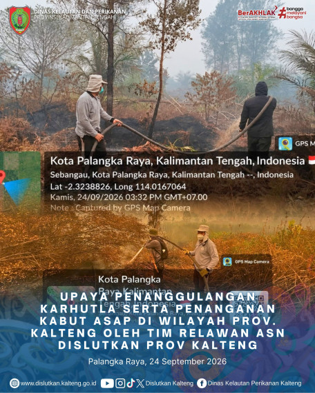 Gambar ASN DISLUTKAN KALTENG PEDULI KARHUTLA 24 September 2026