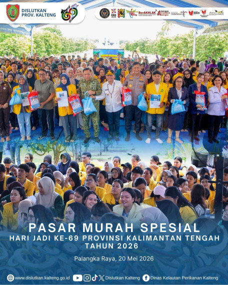 Gambar Pasar Murah Spesial Hari Jadi Ke-69 Prov. Kalteng Tahun 2026