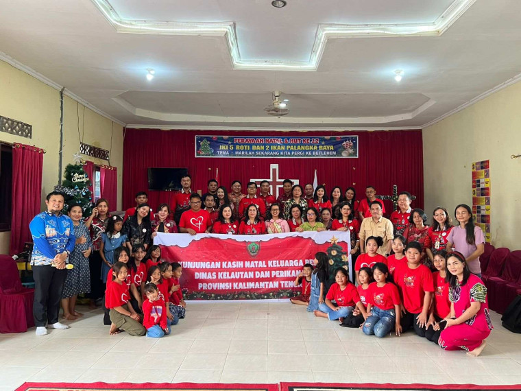 Gambar Sepenggal Kisah Kunjungan Kasih Natal Dislutkan Prov. Kalteng Tahun 2024 ke Panti Asuhan Roti Hidup, Kamis (2/1/2025).
