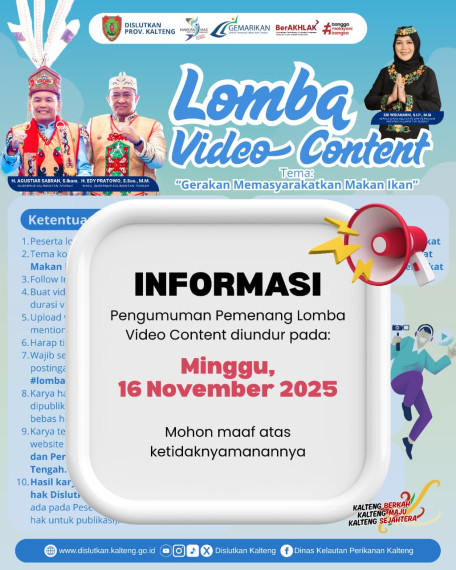 Gambar Pengumuman 𝗟𝗢𝗠𝗕𝗔 𝗩𝗜𝗗𝗘𝗢 𝗖𝗢𝗡𝗧𝗘𝗡𝗧 ditunda