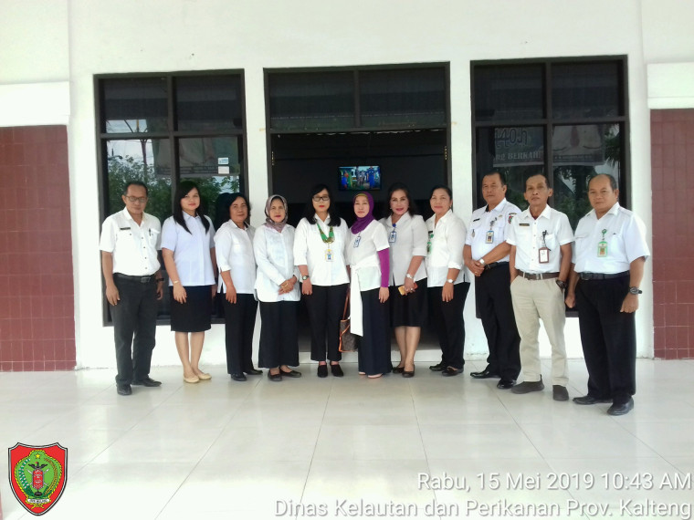 Gambar Visitasi/Verifikasi dari Komisi Informasi dan Dinas Komunikasi Informasi Persandian dan Statistik ke Dinas Kelautan dan Perikanan Prov. Kalteng.