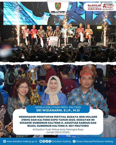 Gambar Penutupan Festival Budaya Isen Mulang (FBIM) dan Kalteng Expo