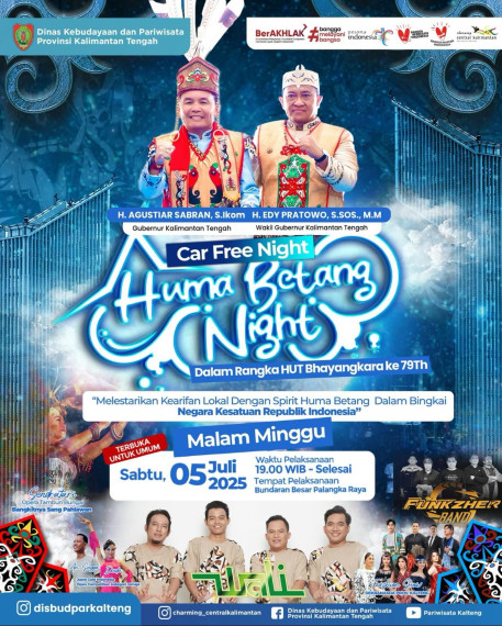 Gambar HUT Bhayangkara ke-79 HUMA BETANG NIGHT