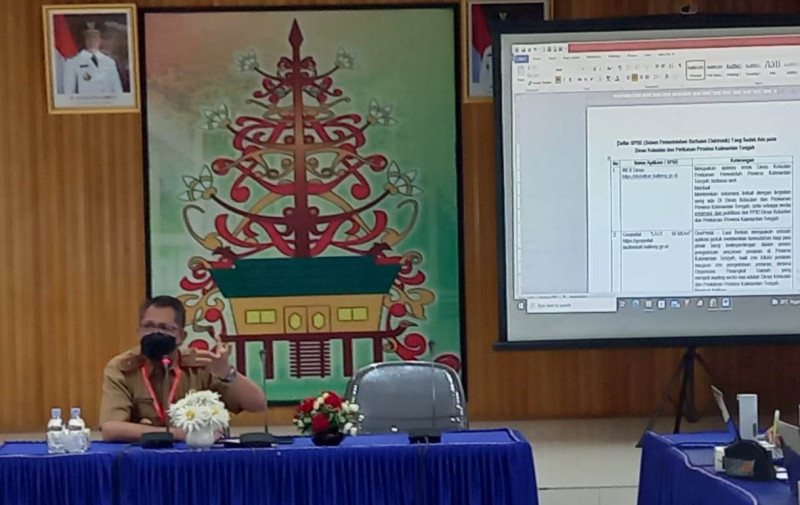 Gambar Dukung Program Gubernur Kalteng, Dislutkan Bangun SPBE Sektor KP