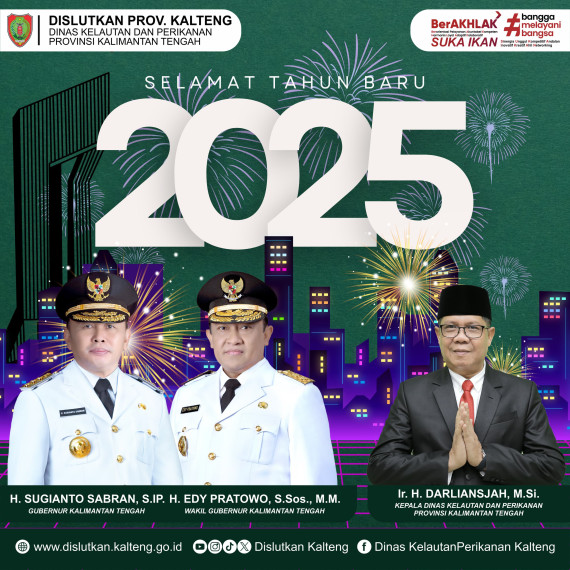 Gambar Keluarga Besar Dislutkan Prov. Kalteng mengucapkan Selamat Tahun Baru 2025