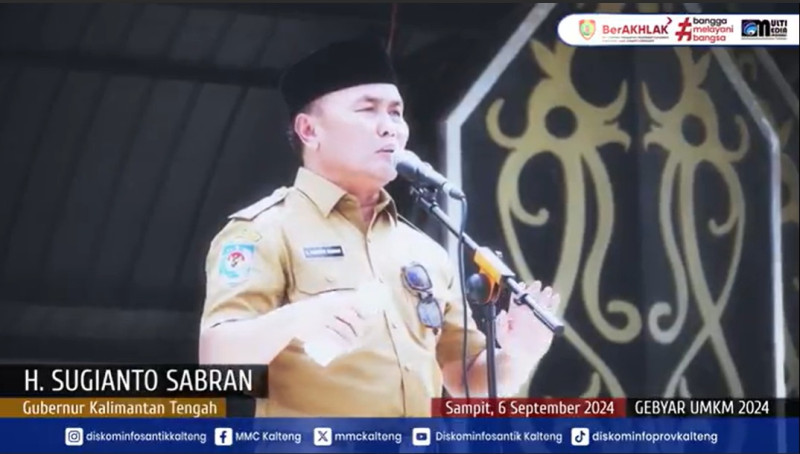 Gambar Gebyar UMKM Wilayah Barat Kalimantan Tengah Tahun 2024