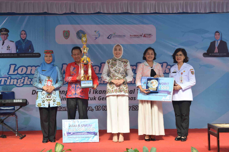 Gambar Dislutkan Gelar Lomba Masak Serba Ikan Tingkat Prov. Kalteng Tahun 2025, Sukamara Juara Umum