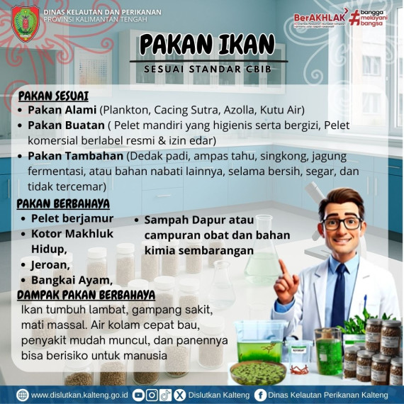 Gambar Pakan Ikan Sesuai Standar CBIB