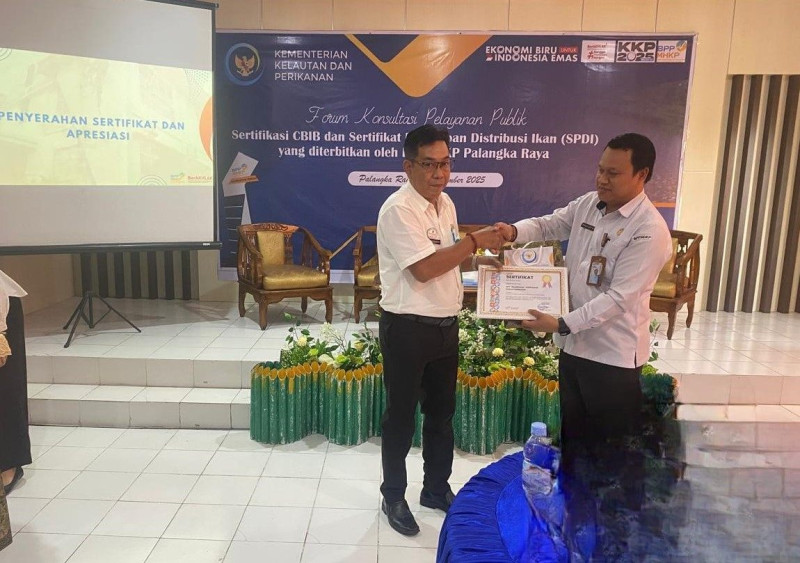 Gambar UPT Pelabuhan Perikanan Kuala Pembuang Raih Kategori Instansi Pembinaan CPIB Kapal Terbaik di Kalimantan Tengah Tahun 2025