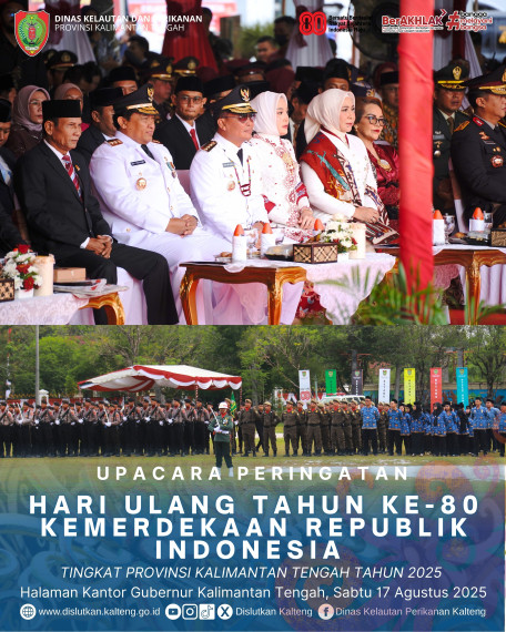 Gambar UPACARA PERINGATAN HARI ULANG TAHUN KE-80  KEMERDEKAAN REPUBLIK INDONESIA  TINGKAT PROVINSI KALIMANTAN TENGAH  TAHUN 2025