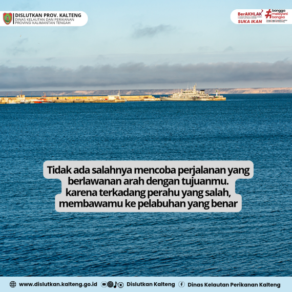 Gambar Tidak ada salahnya mencoba perjalananmu yang berlawanan arah dengan tujuanmu saat ini. Karena terkadang perahu yang salah, membawamu kepelabuhan yang benar