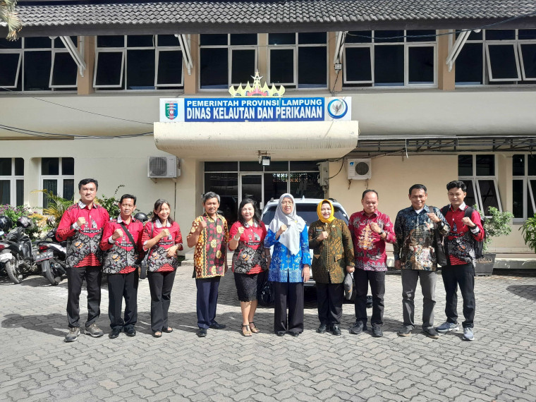 Gambar Dinas Kelautan dan Perikanan Kalteng Belajar Ekspor Ikan dan Udang ke Lampung, Targetkan UMKM Go Global