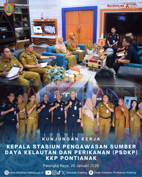 Gambar Kunjungan dari Kepala Stasiun Pengawasan Sumber Daya Kelautan dan Perikanan (PSDKP) KKP Pontianak