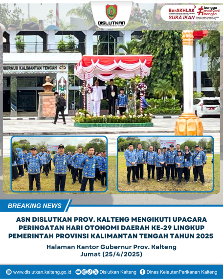 Gambar ASN Dislutkan Prov. Kalteng mengikuti Upacara Peringatan Hari Otonomi Daerah Ke-29 Lingkup Pemprov. Kalten Tahun 2025