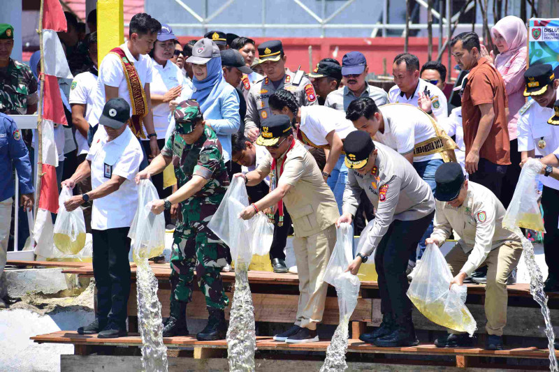 Gambar Pemprov Kalteng Restocking Benih Ikan di Kabupaten Barito Selatan