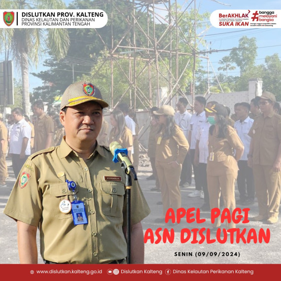 Gambar Apel Pagi Dislutkan Prov. Kalteng, Senin (9 September 2024)