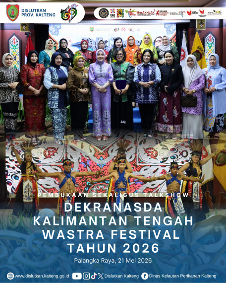 Gambar Pembukaan Sekaligus Talkshow Dekranasda Kalteng Wastra Festival Tahun 2026