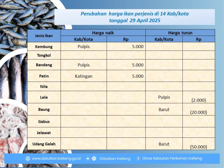 Gambar Info harga ikan tanggal 29 April 2025