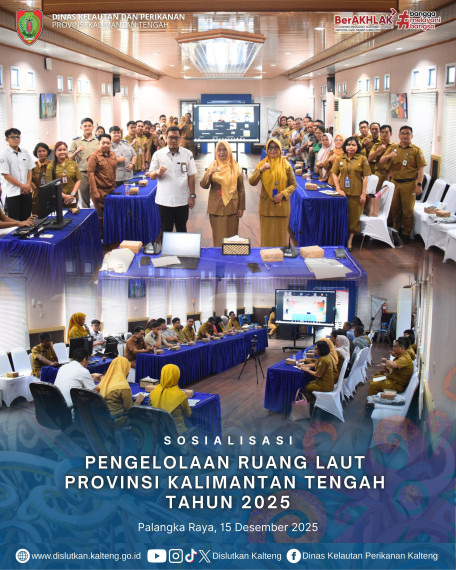 Gambar Sosialisasi Pengelolaan Ruang Laut Provinsi Kalimantan Tengah (0-12 mil)Tahun 2025