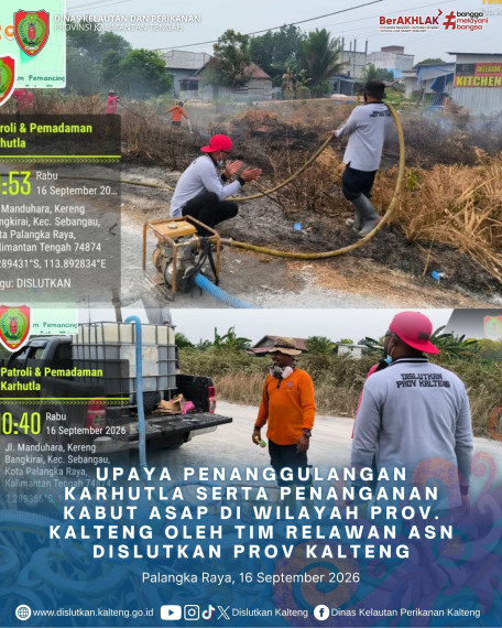 Gambar ASN DISLUTKAN KALTENG PEDULI KARHUTLA 16 September 2026