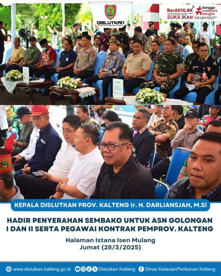 Gambar Penyerahan Sembako untuk ASN Golongan I dan II serta Pegawai Kontrak Pemprov. Kalteng