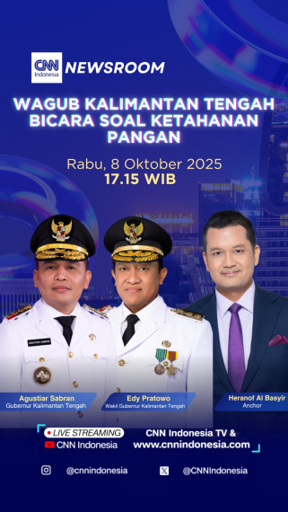 Gambar CNN Indonesia Leadership Forum bertema “Pilar Nusantara Penopang Asta Cita: Setahun Pemerintahan Prabowo–Gibran dari Perspektif Daerah”.