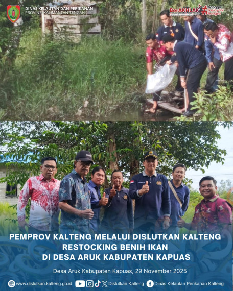 Gambar Restocking di Desa Arut RastockingKab Kapuas
